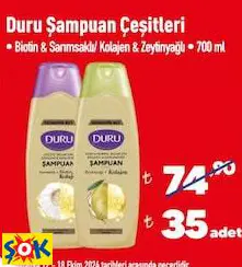 DURU ŞAMPUAN ÇEŞİTLERİ 700 ML